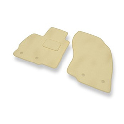 Velour gulvmåtter til Mitsubishi Outlander III SUV (2012-2021) - beige
