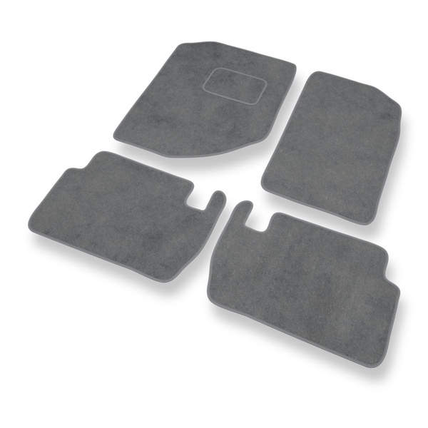Velour gulvmåtter til Dodge Durango II SUV (2004-2009) - grå