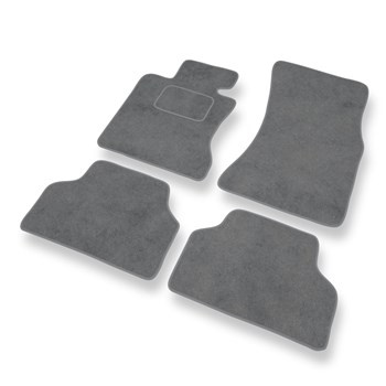 Velour gulvmåtter til BMW 5-serie M5 IV E60 Limousine (2005-2010) - grå