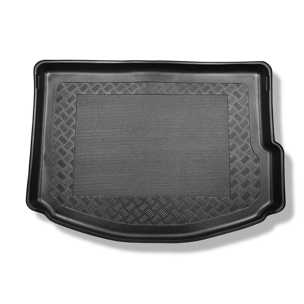 Gulvmåtte til bagagerum Renault Scenic IV Minivan (12.2016-09.2022) - 5 sæder; øverste bagagerum (ens tærskelværdi); bevægeligt gulv i øverste position