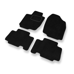 Velour gulvmåtter til Toyota RAV4 III SUV (2005-2012) - sort