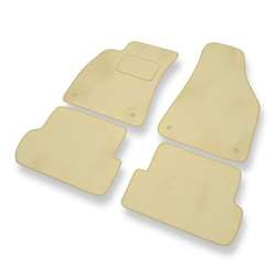 Velour gulvmåtter til Audi A4 III B7 Avant, Cabriolet, Limousine (2004-2008) - beige