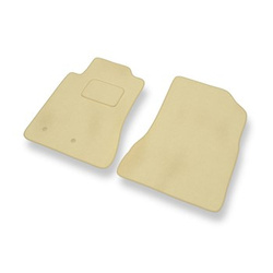 Velour gulvmåtter til Ford Mustang VI Coupé, Cabriolet (2014-2023) - beige