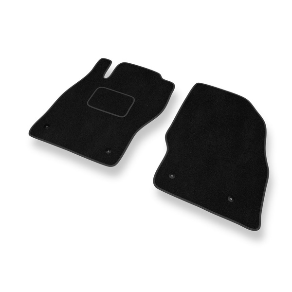 Velour gulvmåtter til Opel Adam Hatchback (2013-2019) - sort