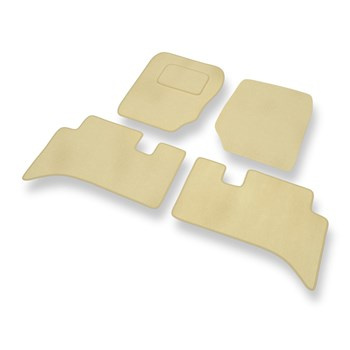Velour gulvmåtter til Land Rover Range Rover III SUV (2001-2012) - beige