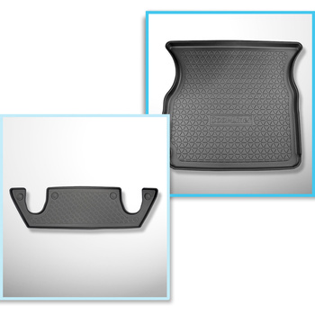 Bagagerumsmåtte og bilmåttesæt TPE PREMIUM skræddersyet til: Tesla Model X SUV (