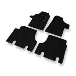 Velour gulvmåtter til Mercedes-Benz Vito W639 Varevogn (2003-2014) - sort