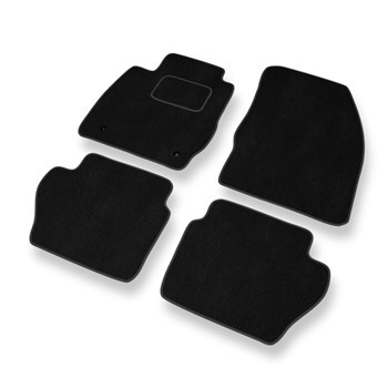 Velour gulvmåtter til Ford Fiesta VI Hatchback, Varevogn (2008-2012) - sort