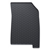 Gummigulvmåtter til biler Dacia Duster II SUV (2017-2024) - sort - 4 stk.