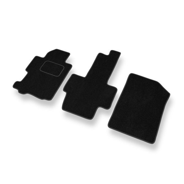 Velour gulvmåtter til Honda FR-V Minivan (2004-2009) - sort