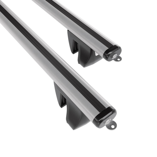 Tagbagagebærer til bil Renault Kangoo Varevogn (2008-2020) - sølv bagagebærer til taget - lastholder - tagholder - rækværk - Aluminium