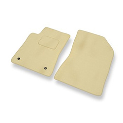 Velour gulvmåtter til Citroen C3 III Hatchback (2016-2023) - beige
