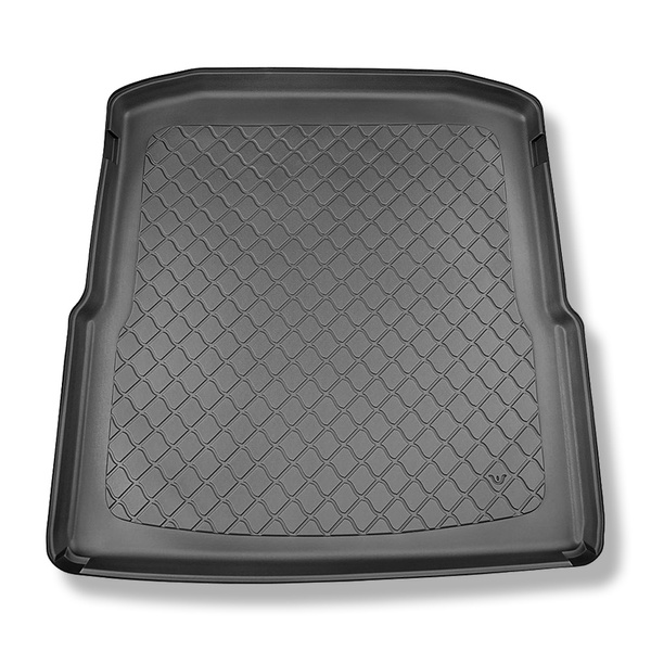 Gulvmåtte til bagagerum Skoda Superb IV Stationcar (12.2023-....) - nederste bagagerum; til modeller uden bevægeligt gulv i bagagerummet; Ikke til Plug-in Hybrid