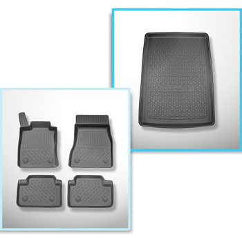 Bagagerumsmåtte og bilmåttesæt TPE PREMIUM skræddersyet til: BMW 5-serie G60, G9