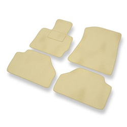 Velour gulvmåtter til BMW X3 II F25 SAV (2010-2017) - beige