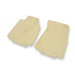 Velour gulvmåtter til Nissan 370Z Coupé, Roadster (2008-2020) - beige