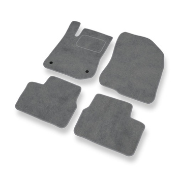 Velour gulvmåtter til Peugeot 208 Hatchback (2012-2019) - grå