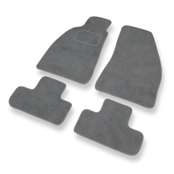Velour gulvmåtter til Alfa Romeo GTV Coupé (1995-2006) - grå