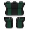 Universelle sædebetræk til biler til Fiat Panda II, III (2003-....) - grön