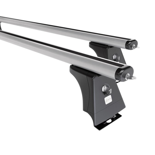 Tagbagagebærer til bil Iveco Daily III, IV, V, VI Varevogn (2000-....) - sølv bagagebærer til taget - lastholder - tagholder - Monteringspunkter - Aluminium