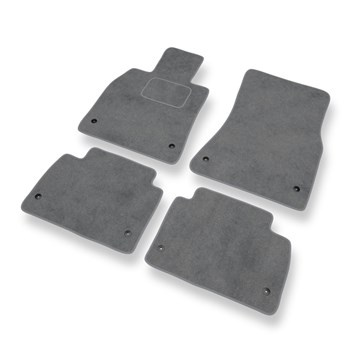 Velour gulvmåtter til Lexus GS III Sedan (2004-2012) - grå