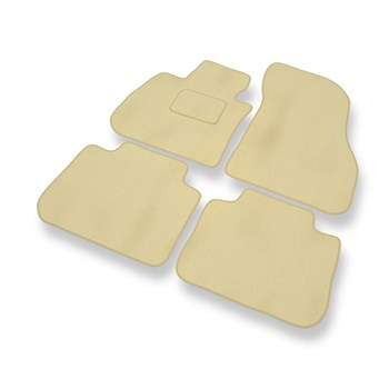 Velour gulvmåtter til BMW X1 F48 SAV (2016-2022) - beige