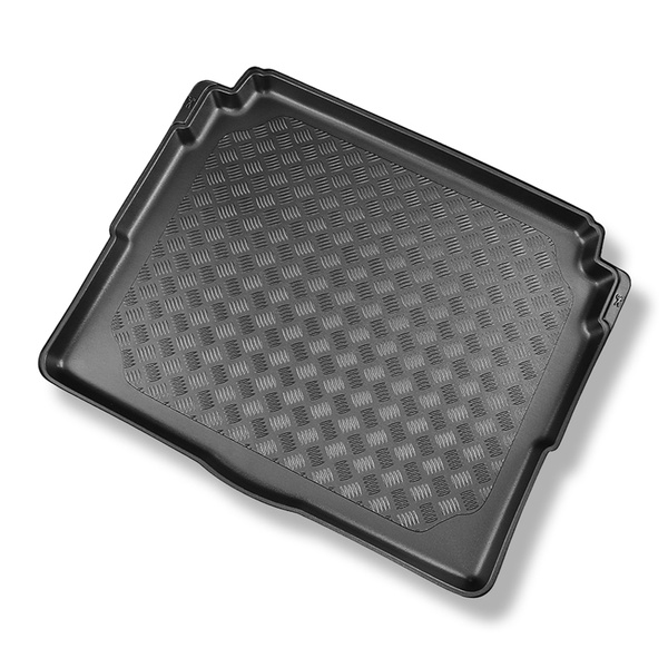 Gulvmåtte til bagagerum Opel Grandland X SUV (10.2017-2021) - nederste bagagerum forberedt til bagagerumets bevægelige gulv; Under / uden bevægeligt gulv i bagagerummet (Flex Floor); ikke til hybridversionen