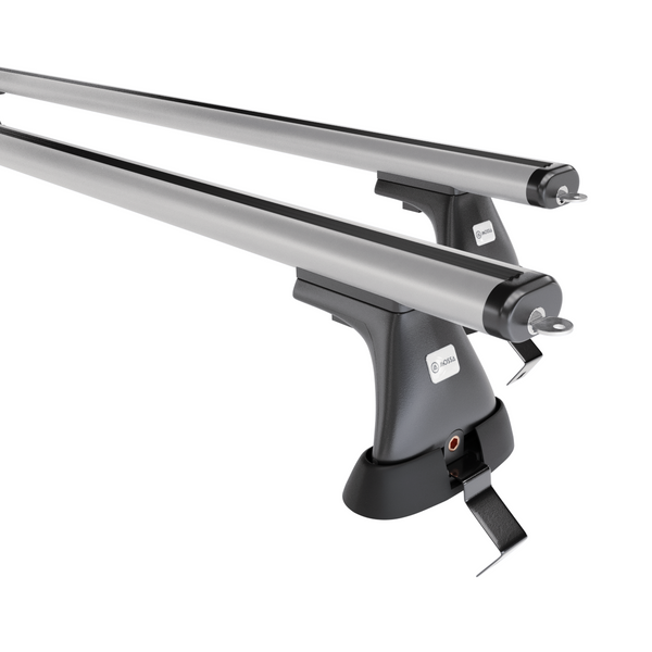 Tagbagagebærer til bil Opel Astra K mk V Sports Tourer (2016-2022) - sølv bagagebærer til taget - lastholder - tagholder - uden monteringselementer - Aluminium