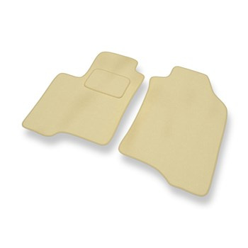 Velour gulvmåtter til Fiat Panda III Hatchback, Varevogn (2012-....) - beige