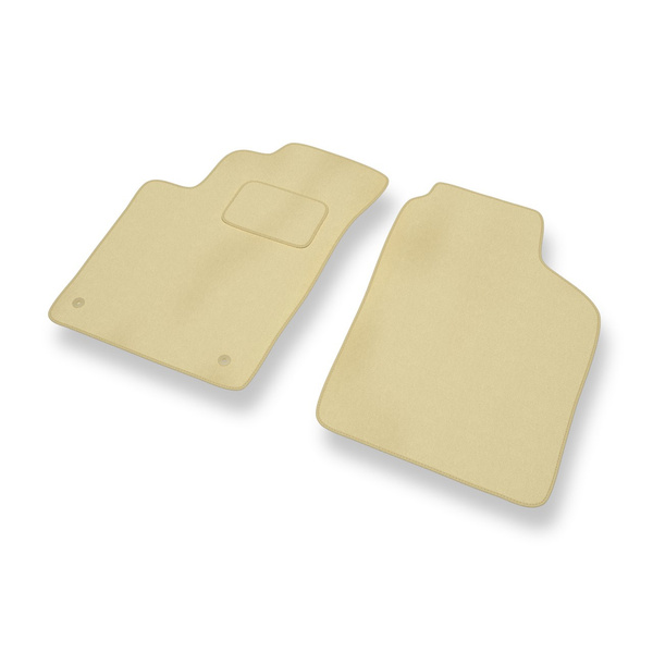 Velour gulvmåtter til Kia Picanto I Hatchback (2004-2010) - beige