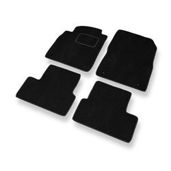 Velour gulvmåtter til Opel Astra J Hatchback, Sedan, Sports Tourer (2009-2019) - sort