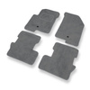 Velour gulvmåtter til Dodge Caliber Hatchback (2007-2011) - grå