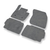 Velour gulvmåtter til Ford Mondeo V Hatchback, Stationcar, Sedan (2014-2021) - grå