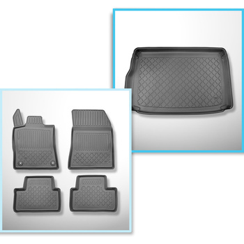 Bagagerumsmåtte og bilmåttesæt TPE skræddersyet til: Opel Astra L (VI) Hatchback