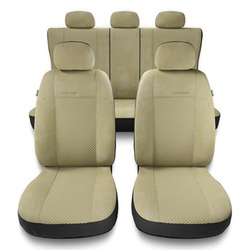 Universelle sædebetræk til biler til Suzuki SX4 I, II (2006-2021) - beige