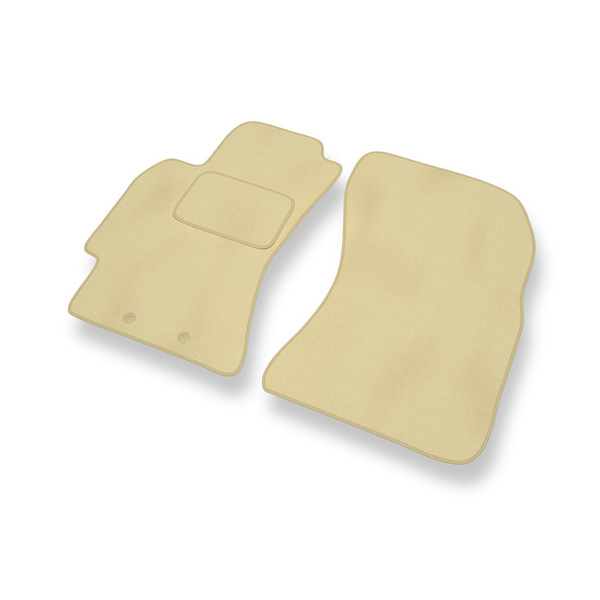 Velour gulvmåtter til Subaru Forester III SUV (2008-2013) - beige