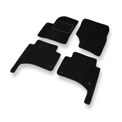 Velour gulvmåtter til Volkswagen Touareg I SUV (2002-2010) - sort