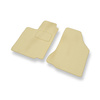 Velour gulvmåtter til Seat Ibiza II Hatchback (1993-2002) - beige