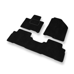 Velour gulvmåtter til Kia Sorento III SUV (2014-2020) - sort