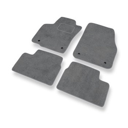 Velour gulvmåtter til Opel Astra H Caravan, Hatchback, Cabriolet, Sedan (2004-2012) - grå