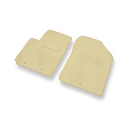 Velour gulvmåtter til Kia Picanto II (2011-2016) - beige