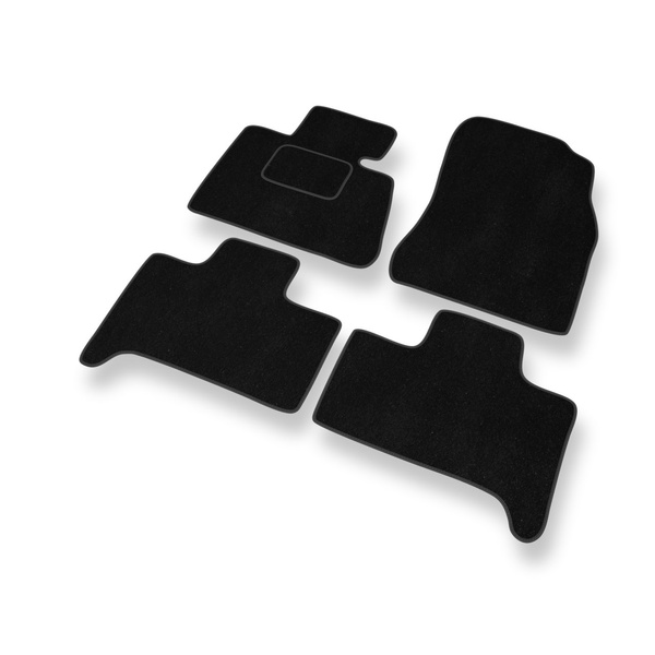 Velour gulvmåtter til BMW X5 I E53 SAV (1999-2006) - sort