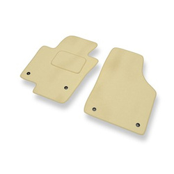 Velour gulvmåtter til Volkswagen Tiguan SUV (2007-2016) - beige