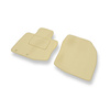 Velour gulvmåtter til Honda Civic VIII Coupé, Hatchback, Sedan (2006-2011) 3 døre, 5 døre - beige