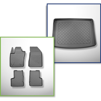 Bagagerumsmåtte og bilmåttesæt TPE skræddersyet til: Jeep Renegade 4xe Plug-in H