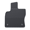 Gummigulvmåtter til biler Volkswagen Touran III Minivan (2015-....) - sort - 3 stk.