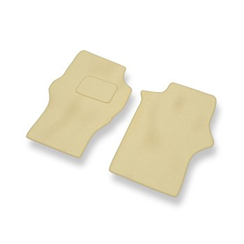 Velour gulvmåtter til Mitsubishi L400 Varevogn (1994-2007) - beige