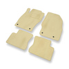 Velour gulvmåtter til Opel Corsa D Hatchback (2006-2014) - beige