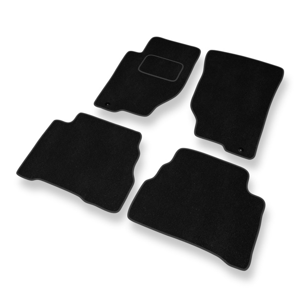 Velour gulvmåtter til Kia Sorento I SUV (2002-2009) - sort