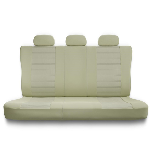 Universelle sædebetræk til biler til Dacia Duster I, II, III (2010-....) - Typ 2 (beige)